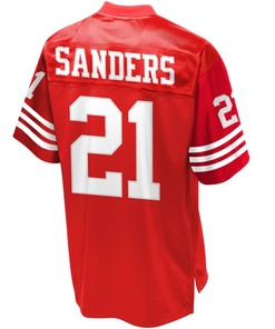 Deion Sanders San Francisco 49ers Nfl Pro Line Retired Player Jersey - Scarlet - Robokeg