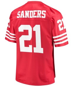 Deion Sanders San Francisco 49ers Nfl Pro Line Retired Player Replica Jersey - Scarlet - Robokeg