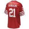 Deion Sanders San Francisco 49ers Nfl Pro Line Retired Player Team Jersey - Scarlet - Robokeg