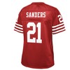 Deion Sanders San Francisco 49ers Nfl Pro Line Womens Retired Player Jersey - Scarlet - Robokeg