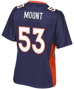 Deiontrez Mount Denver Broncos Nfl Pro Line Womens Alternate Player Jersey - Navy - Robokeg