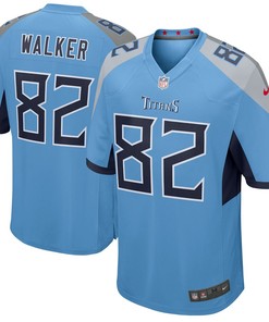 Delanie Walker Tennessee Titans Nike Player Game Jersey - Light Blue - Robokeg