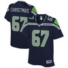 Demarcus Christmas Seattle Seahawks Nfl Pro Line Womens Team Player Jersey - College Navy - Robokeg