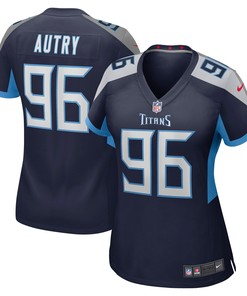 Denico Autry Tennessee Titans Womens Game Jersey - Navy Nfl - Robokeg