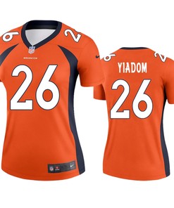Denver Broncos #26 Isaac Yiadom Orange Legend Jersey - Robokeg