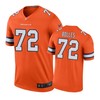 Denver Broncos #72 Garett Bolles Nike Color Rush Orange Jersey - Robokeg
