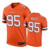 Denver Broncos #95 Derek Wolfe Nike Color Rush Orange Jersey - Robokeg
