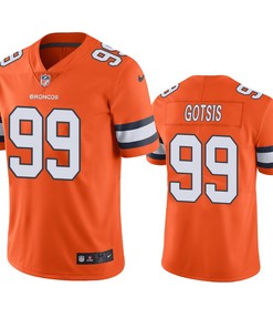 Denver Broncos Adam Gotsis Orange Nike Color Rush Limited Jersey - Robokeg