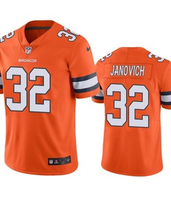 Denver Broncos Andy Janovich Orange Nike Color Rush Limited Jersey - Robokeg