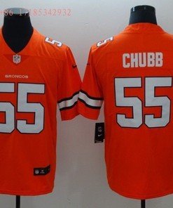 Denver Broncos Bradley Chubb #55 2020 Nfl Orange Jersey Jersey - Robokeg