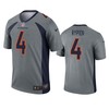 Denver Broncos Brett Rypien Gray Inverted Legend Jersey - Robokeg