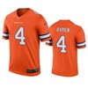 Denver Broncos Brett Rypien Orange Color Rush Legend Jersey - Robokeg