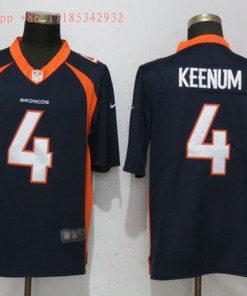 Denver Broncos Case Keenum #4 2020 Nfl Black Jersey Jersey - Robokeg
