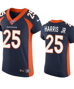 Denver Broncos Chris Harris Jr Navy 100th Season Vapor Elite Jersey - Robokeg