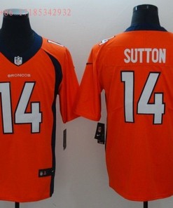 Denver Broncos Courtland Sutton #14 2020 Nfl Orange Jersey Jersey - Robokeg