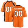 Denver Broncos Custom Game Jersey Orange Custom Jerseys Nfl - Robokeg