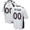 Denver Broncos Custom Game Jersey - White Custom Jerseys Nfl - Robokeg