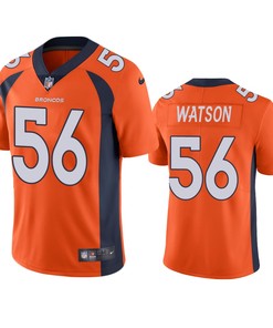 Denver Broncos Dekoda Watson Orange Vapor Untouchable Limited Jersey - Robokeg