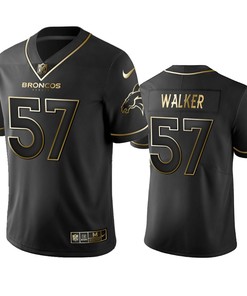 Denver Broncos Demarcus Walker Black Golden Edition 2019 Vapor Untouchable Limited Jersey - Mens - Robokeg