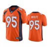Denver Broncos Derek Wolfe Orange 100th Season Vapor Limited Jersey - Robokeg