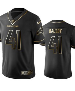 Denver Broncos Devante Bausby Black Golden Edition 2019 Vapor Limited Jersey - Mens - Robokeg