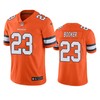 Denver Broncos Devontae Booker Orange Nike Color Rush Limited Jersey - Robokeg