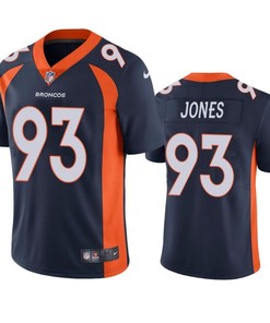 Denver Broncos Dremont Jones 2019 Nfl Draft Navy Vapor Limited Jersey - Robokeg