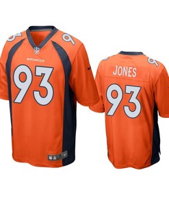 Denver Broncos Dremont Jones 2019 Nfl Draft Orange Game Jersey - Robokeg