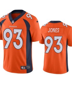 Denver Broncos Dremont Jones 2019 Nfl Draft Orange Vapor Limited Jersey - Robokeg
