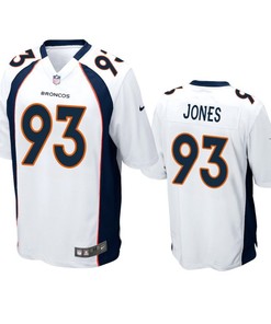 Denver Broncos Dremont Jones 2019 Nfl Draft White Game Jersey - Robokeg