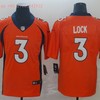 Denver Broncos Drew Lock #3 2020 Nfl Orange Jersey Jersey - Robokeg