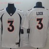 Denver Broncos Drew Lock #3 2020 Nfl White Jersey Jersey - Robokeg