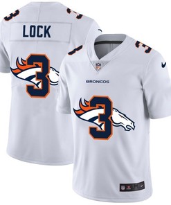 Denver Broncos Drew Lock #3 Nfl 2020 White Jersey - Robokeg