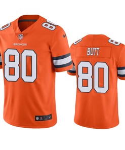 Denver Broncos Jake Butt Orange Nike Color Rush Limited Jersey - Robokeg