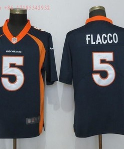 Denver Broncos Joe Flacco #5 2020 Nfl Black Jersey Jersey - Robokeg