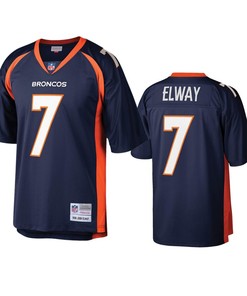 Denver Broncos John Elway Navy Legacy Replica Jersey - Robokeg