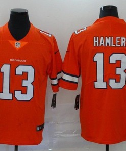 Denver Broncos K. J. Hamler #13 2020 Nfl Orange Jersey Jersey - Robokeg