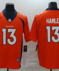 Denver Broncos K. J. Hamler #13 2020 Nfl Orange Jersey Jersey - Robokeg