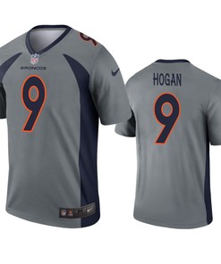 Denver Broncos Kevin Hogan Gray Inverted Legend Jersey - Robokeg