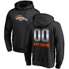 Denver Broncos Nfl Pro Line By Branded Personalized Midnight Mascot Pullover Hoodie - Black - Robokeg