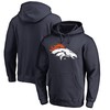 Denver Broncos Nfl Pro Line By Branded Splatter Logo Pullover Hoodie - Navy - Robokeg