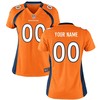 Denver Broncos Nike Womens Custom Game Jersey - Orange - Robokeg