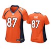 Denver Broncos Noah Fant 2019 Nfl Draft Orange Game Womens Jersey - Robokeg