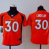 Denver Broncos Phillip Lindsay #30 Nfl 2020 Orange Jersey - Robokeg