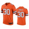 Denver Broncos Phillip Lindsay Orange Color Rush Legend Jersey - Men - Robokeg