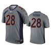 Denver Broncos Royce Freeman Gray Inverted Legend Jersey - Robokeg