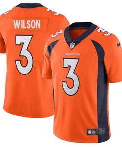 Denver Broncos Russell Wilson 3 Nfl American Football Orange Game Jersey Gift For Broncos Fans - Robokeg