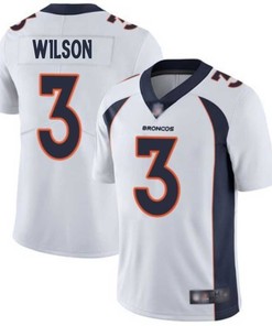 Denver Broncos Russell Wilson Nfl Game White Jersey Gift For Broncos Fans - Robokeg