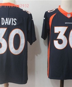 Denver Broncos Terrell Davis #30 2020 Nfl Black Jersey Jersey - Robokeg