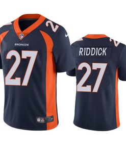 Denver Broncos Theo Riddick Navy Vapor Limited Jersey - Robokeg